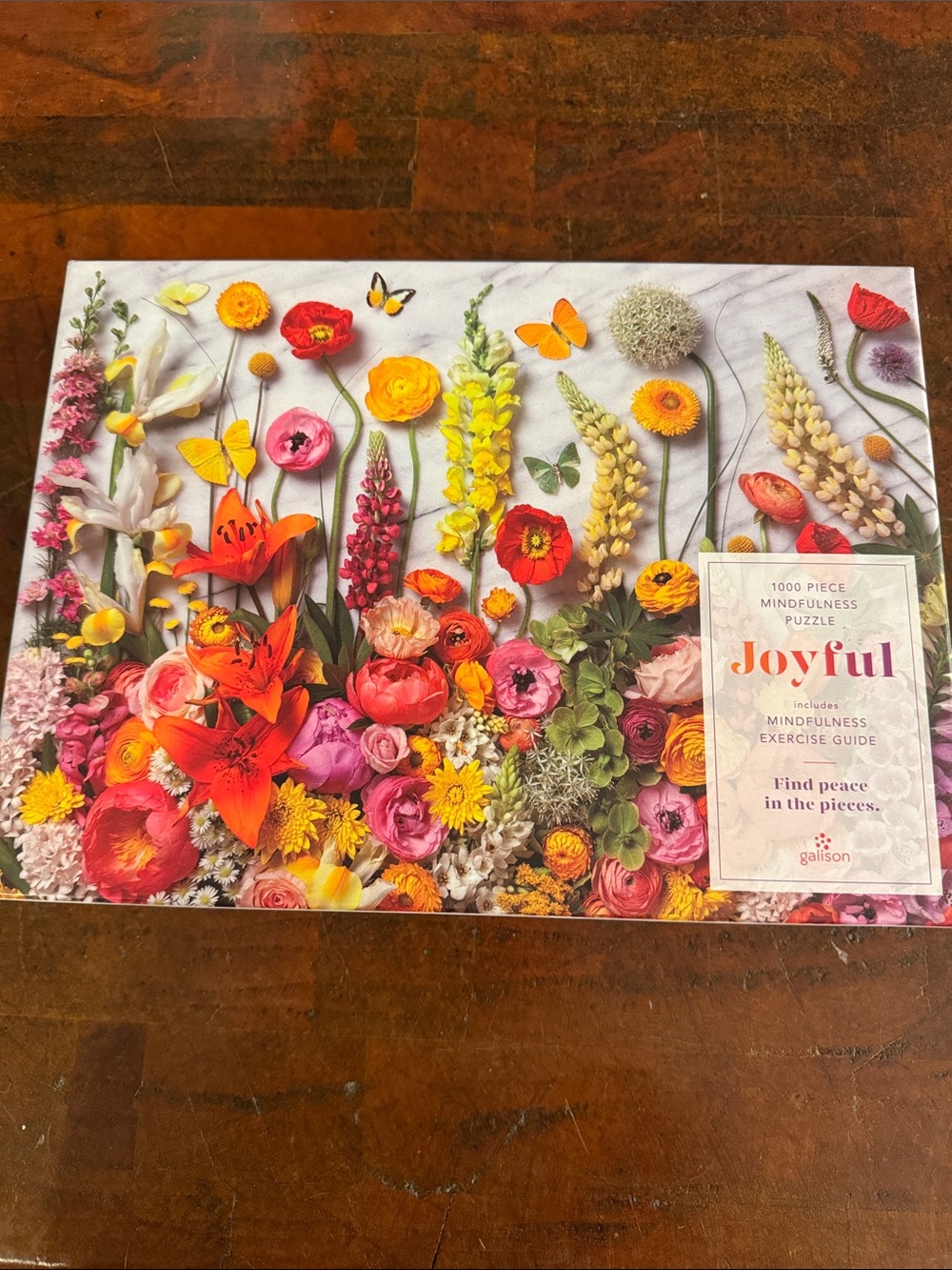Joyful 1000-Piece Floral Puzzle - Colorful Bouquet